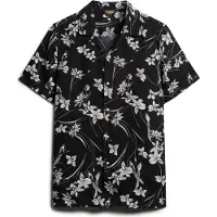 Superdry Open Collar Print Short Sleeve Shirt Multicolore XL Homme