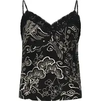 Superdry Vintage Cami Sleeveless Blouse Noir S Femme