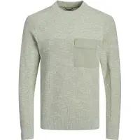 Jack & Jones Digital Linen Sweater Gris 2XL Homme