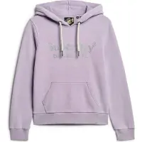 Superdry Metallic Venue Logo Hoodie Violet S Femme