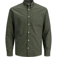 Jack & Jones Chemise 'JJEOxford' kaki