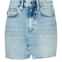 Superdry Vintage Denim Mini Skirt Bleu 28 Femme