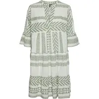 Vero Moda Robe 'Dicthe' vert pastel / blanc