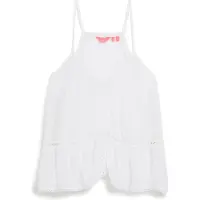 Superdry Vintage Ladder Trim Sleeveless T-shirt Beige S Femme