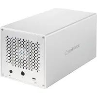 Renkforce RF-5587610 Boîtier pour disque dur SATA Nombre de baies pour disque dur : 4 Bay 2.5 pouces, 3.5 pouces incl. ventilateur 80 mm Boîtier aluminium USB 3.2 Gen 1 (USB 3.0) (RF-5587610)