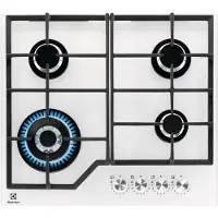 Electrolux Plaque gaz KGG64362W Série 600 , 9 niveaux de puissance