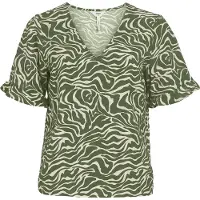 Object Seline Short Sleeve Blouse Vert 36 Femme