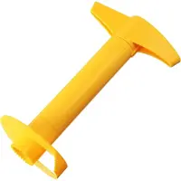 Fackelmann Coupe-ananas, éplucheur et dénoyauteur pour ananas, dénoyauteur de fruits avec lame tranchante (Couleur : jaune)