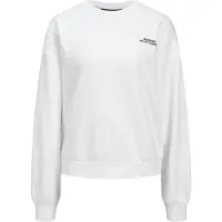 Jack & Jones Carol Rlx Short Sweatshirt Blanc L Femme