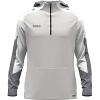 Jako Hoodie Zip Dynamic unisexe - 6770, Couleur:gris clair/blanc/gris, Taille:XL