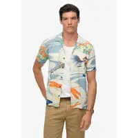 Superdry Merchant Hawaiian Short Sleeve Shirt Multicolore L Homme
