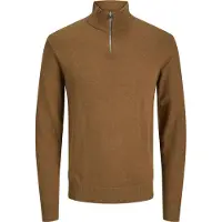 Jack & Jones Emil pull demi-fermé marron S homme marron S