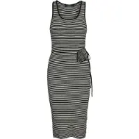 Vero Moda Bloom Petite Sleeveless Midi Dress Noir L Femme
