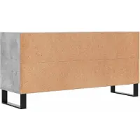 vidaXL Armoire TV gris béton 103,5x30x50 cm Bois composite