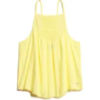 Superdry Lace Beach Sleeveless T-shirt Jaune M Femme