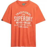 Superdry T-Shirt homard / rose pastel