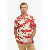 Superdry Merchant Hawaiian Short Sleeve Shirt Rouge 2XL Homme