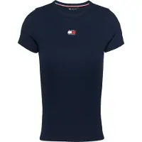 Tommy Hilfiger T-shirt à Manches Courtes Badge Rib