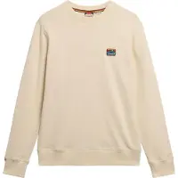 Superdry Homme Sweat Brodé Great Outdoors Cream Taille: XL