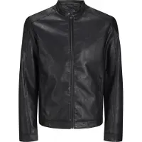 Jack & Jones Veste En Cuir Dylan Clean Plus Size