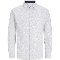 Jack & Jones Chemise 'Remy' bleu marine / blanc