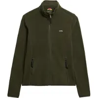 Superdry pour femme. W2012375A Polaire Polaire verte (XS), Casuel, Polyester