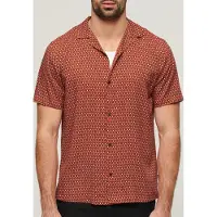 Superdry Revere 70s Short Sleeve T-shirt Orange XL Homme