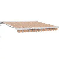 vidaXL , store enroulable multifonctionnel, multicolore, 350 x 250 x 165 cm