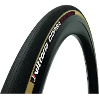Vittoria Corsa 700x23c (23-622) - pliable, noir et beige