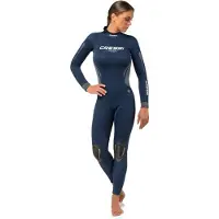 Cressi Fast 3 Mm Woman Freediving Wetsuit Bleu M Femme