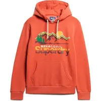 Superdry Cl Great Outdoors Graphic Hoodie Orange S Homme