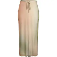 Jack & Jones Sage Mesh Jjxx Long Skirt Beige M Femme
