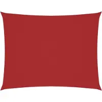 vidaXL Voile de parasol tissu oxford rectangulaire 2x3,5 m rouge