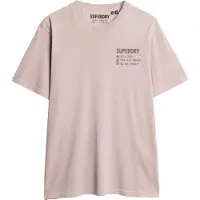 Superdry pour homme. M1012116A T-shirt graphique gris Utility Sport (S), Casuel, Coton, Manche courte