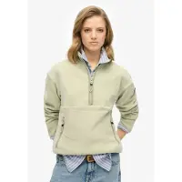 Superdry Active Half Zip Sweatshirt Beige M Femme