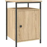 vidaXL Table de chevet chêne sonoma 40x42x60 cm bois d'ingénierie