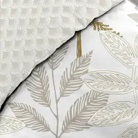 Douceur d'intérieur Parure De Couette 100% Coton 57 Fils Imprimée 240x220cm 2 Taies