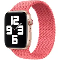 Apple Bracelet Solo tressé pour Watch | 44/45/46/49 mm - Taille 7 - Pink Punch