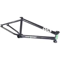 Cult Shorty Ic 2 Brakeless Bmx Frame Noir 20.75´´