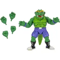 NECA Teenage Mutant Ninja Turtles Archie Comics Stump Wrestling Leatherhead Action Figure 18 Cm Vert