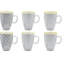 Bjorn Tasse Pattern 9cl - 6 Pièces - Eclipse