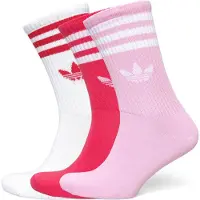 Adidas Chaussettes 3-Stripes Crew Socks 3 Pairs femmes - Rose - L