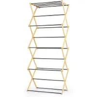Beldray LA00000050EU7 4 Tier Bamboo Clothes Airer, Séchoir à linge, Marron