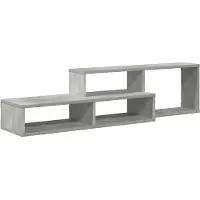 vidaXL Support TV mural 120x25x28,5cm bois composite