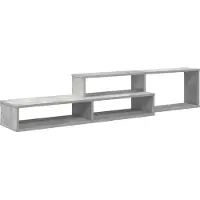 vidaXL Support TV mural 150x25x28,5cm bois composite