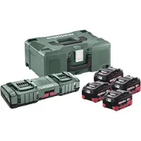 Metabo Pack énergie 18 V 4 Batterie 18V LiHD Chargeur Ultrarapide - batterie incluse