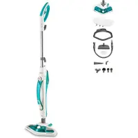Polti | PTEU0282 Vaporetto SV450_Double | Balai vapeur | Puissance 1500 W | Pression de la vapeur N/A bar | Capacité du réservoir d'eau 0,3 L | Blanc