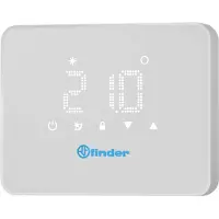 Finder Thermostat d'ambiance numérique BLISS T, Thermostat, Blanc