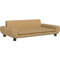 vidaXL Canapé pour enfants Brown 100x54x33 cm Velvet