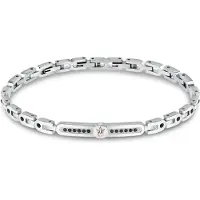Maserati Jm423avd-28 21.5 Cm Bracelet Argenté Homme
